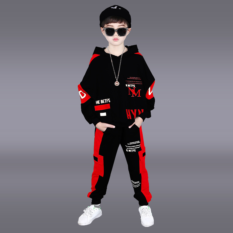 Picture of Boys' suit Spring Autumn Dress Foreign Style 2025 New Handsome Children's Sweatshirt Children's Two-Piece Sportswear