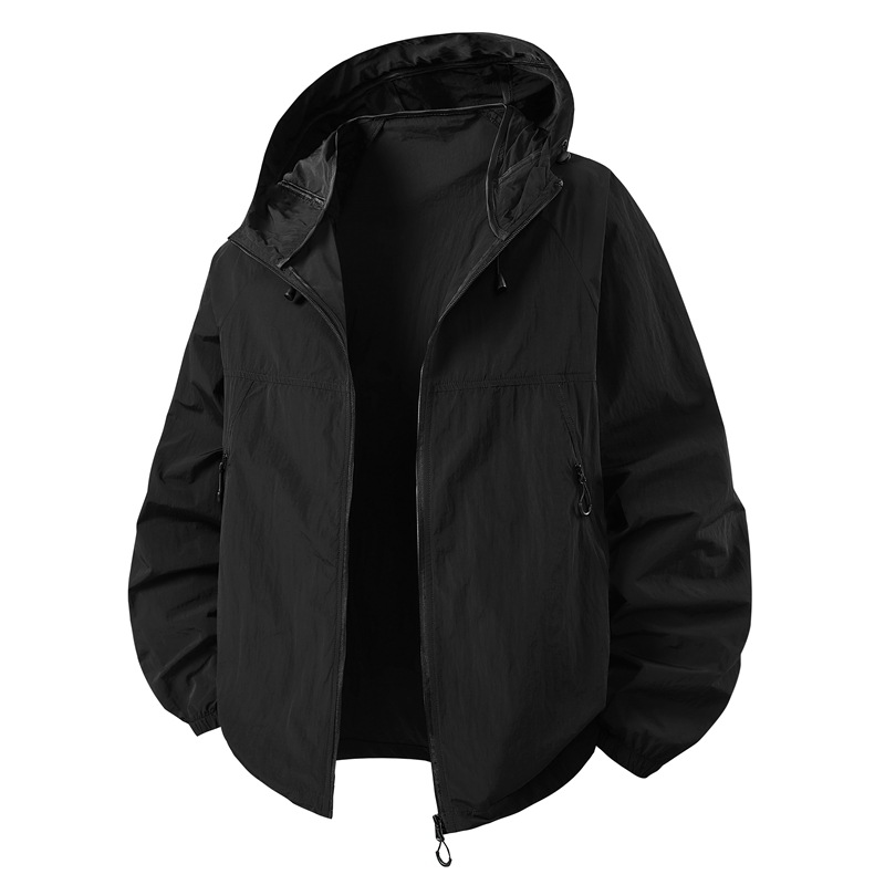 Sun Protection Clothing Summer Hooded Sun Protection Clothing Skin Clothing Men's Couple Ultra-thin Breathable Outdoor Fishing Skin Fishing
