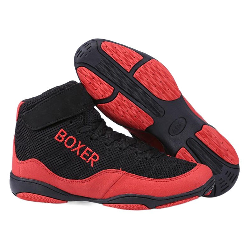 Daykey Aps Adult Wrestling Shoes Fitness Shoes Natural Rubber Sole Boxing Shoes Lightweight