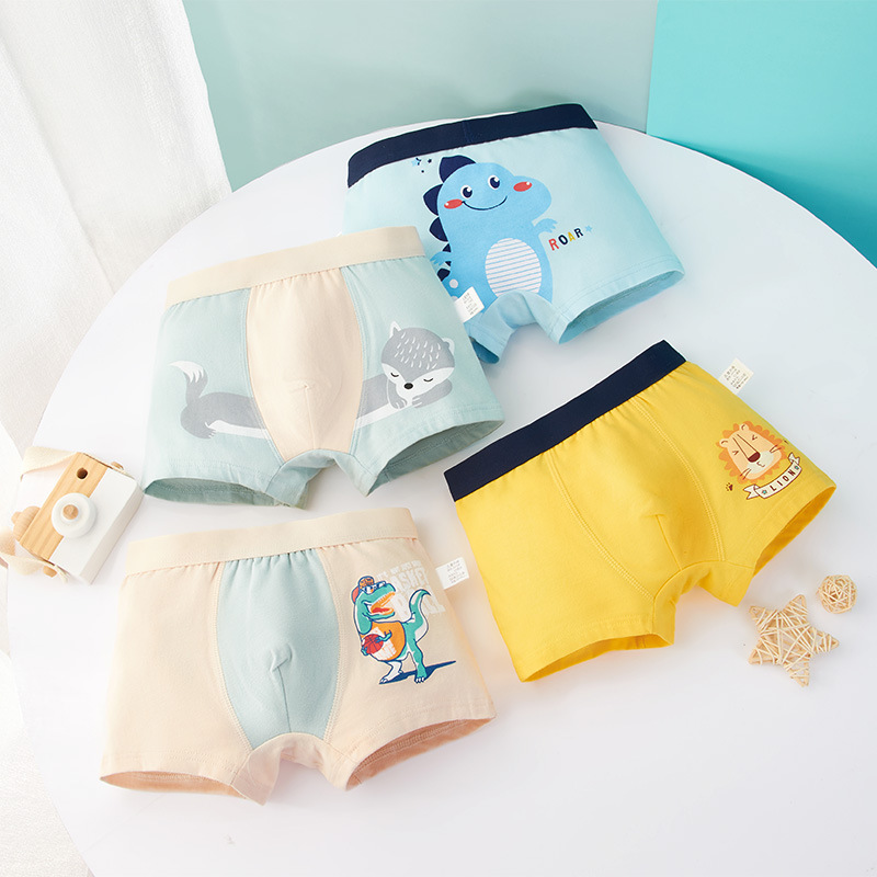 Picture of Children's Underwear Boys' Boxer Shorts Boys' Baby Children's Underwear Underwear for Middle and Old Children and Primary School Students