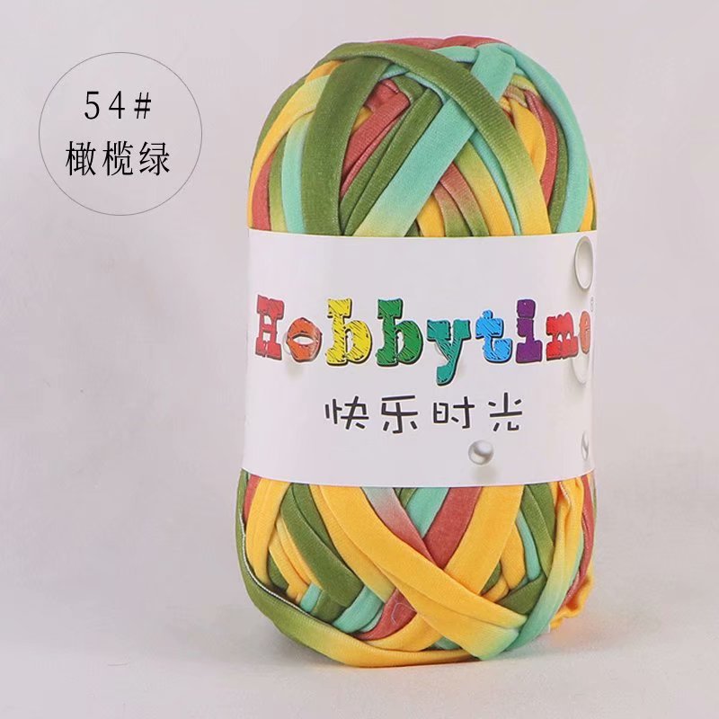 Picture of Happy Time High Elasticity Cloth Line 100g Color Material Bag Home Carpet Floor Mat Hook Shoe Hand-Knitted Thread