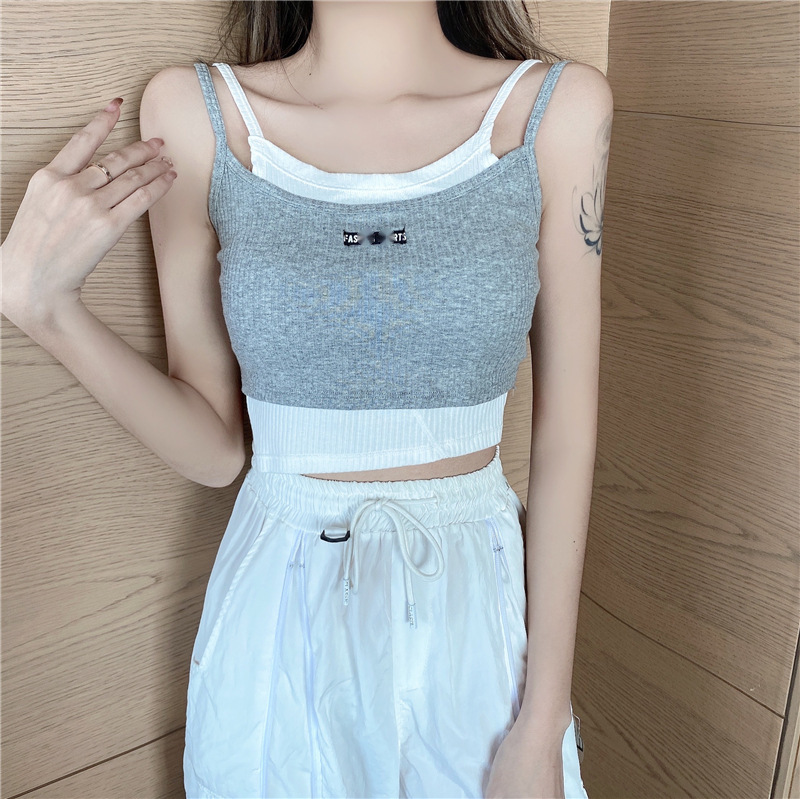 200 Jin Women's Backless Sling Sexy Casual Base Vest for Fat Girls Slim Top Women