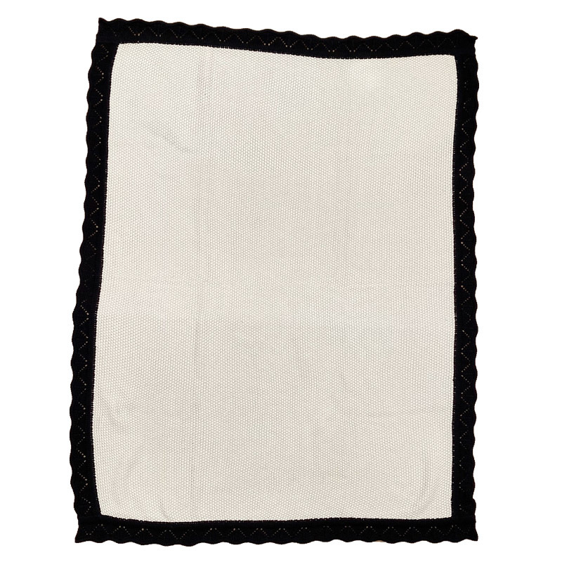 Picture of INS Foreign Trade Norway Nordic Baby Cotton Knitted Blanket Baby Blanket Push Car Blanket Baby Blanket Line Blanket