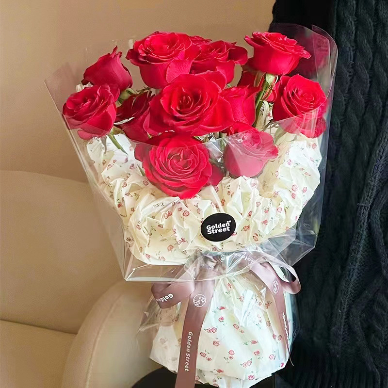Hua Xi 38g Romantic Rose Sydney Paper Flower Bouquet Wrap Flower Paper Handmade Flower DIY Material Gift Packaging