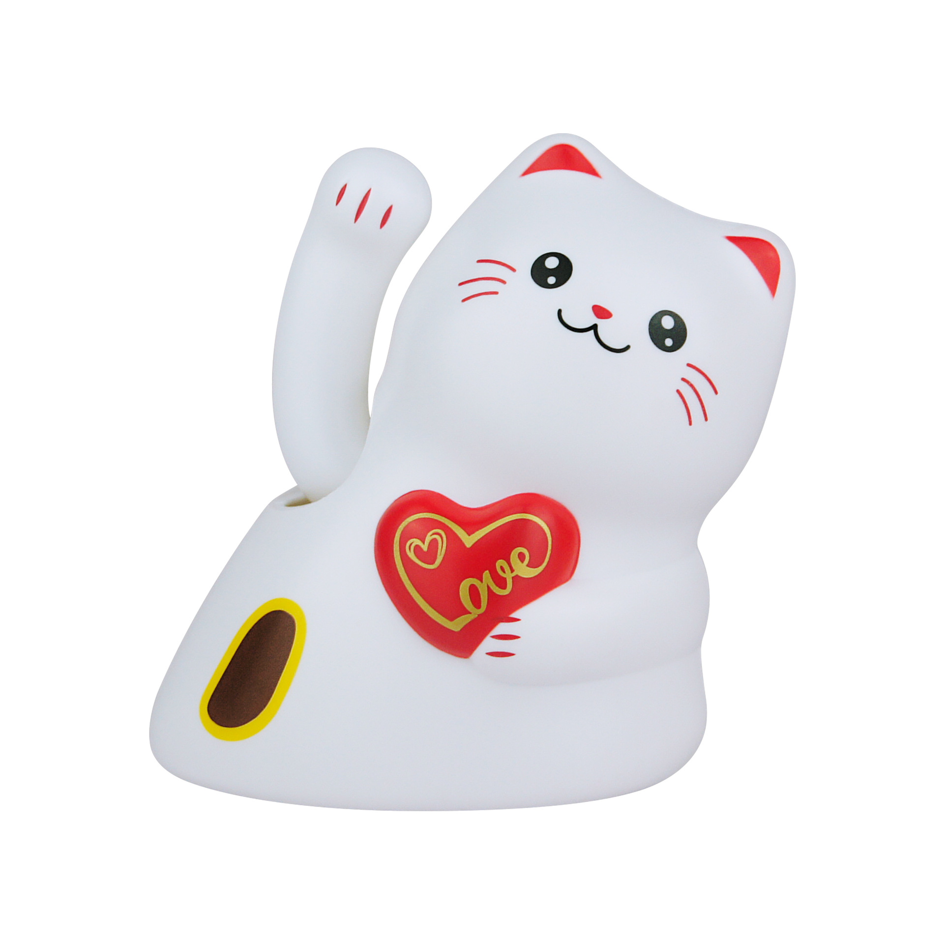 Picture of Car solar big head lucky cat creative cute Japanese home nodding cat shop front desk lucky cat ornaments