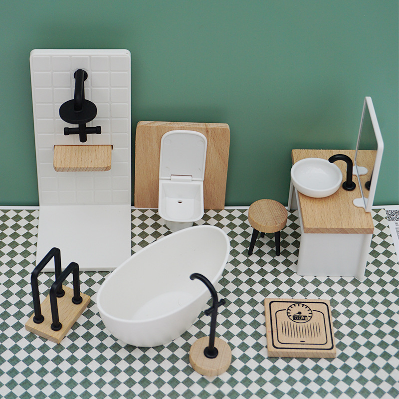 Picture of Mini Simulation TV LCD Display Living Room Bedroom Home Appliances Doll Doll Doll House Accessories Scene Model