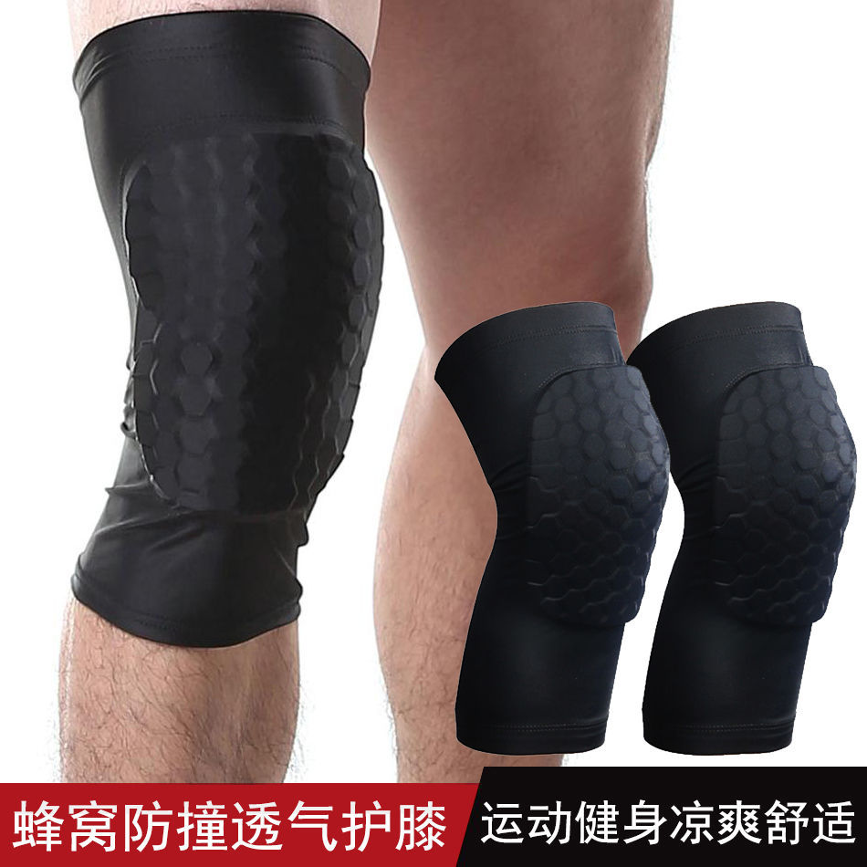 Short Honeycomb Knee Pads for Adults and Children, Anti-Fall and Anti-Collision, Suitable for Basketball, Dancing, and Dance Use, Thin Protective Gear, Non-Slip