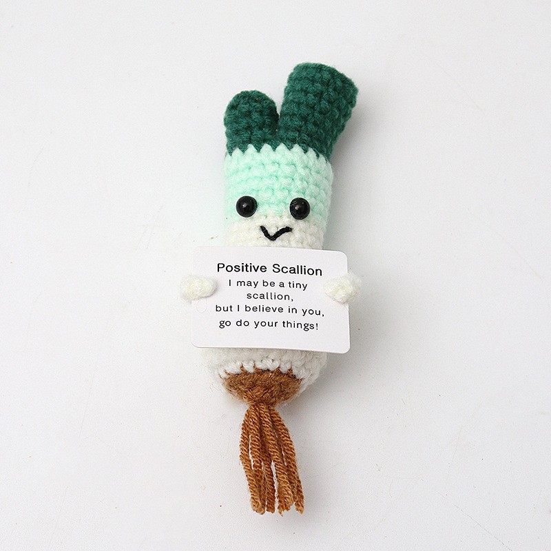 Picture of Cross-Border Hot-Selling Wool Crochet Positive Energy Potato Knitted Wool Cucumber Positive Energy Wool Crocheted Doll Finished Product