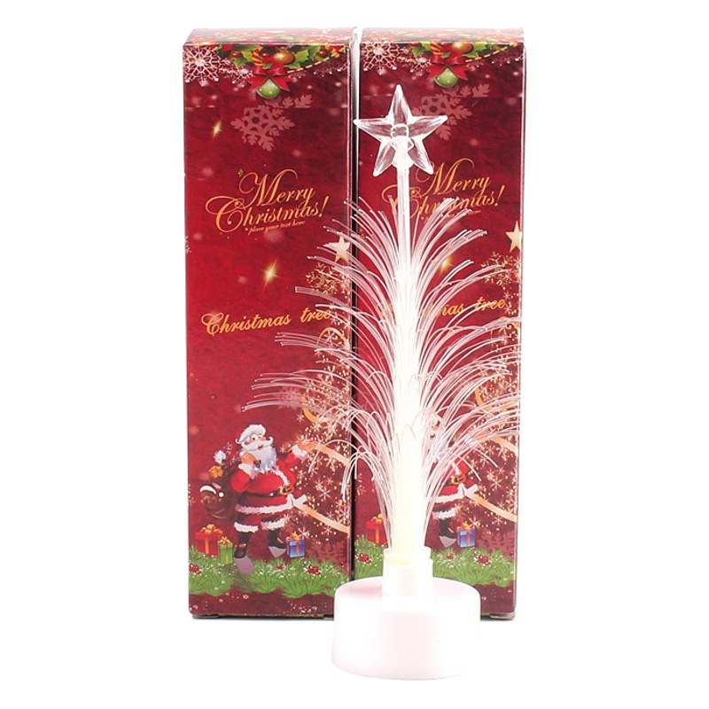 New strange LED luminous Christmas fiber tree colorful color fiber tree luminous Christmas gift manufacturers wholesale