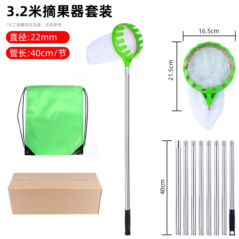Picture of Fruit picker fruit picker garden fruit picker apple plum lengthened orchard high altitude picker
