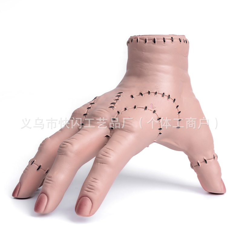 Cross-border Halloween Adams ghost hand Wednesday palm broken hand trick spoof props ornaments cos party