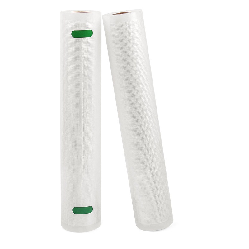 Pattern vacuum roll bag thick dot packaging single-sided press mesh grid air extraction seal plastic wrap thickened transparent wholesale