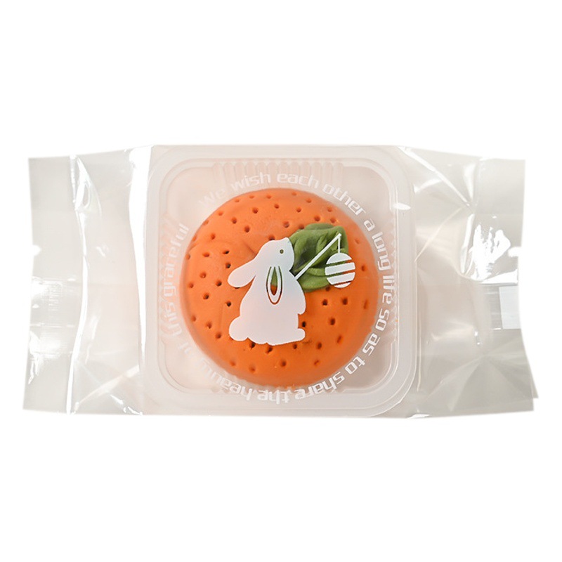 2025 New Transparent Mid-Autumn Festival Flow Heart Moon Cake Packaging Bag Ice Skin Baking Egg Yolk Crisp Machine Seal Bag Cantonese Moon Cake Bag