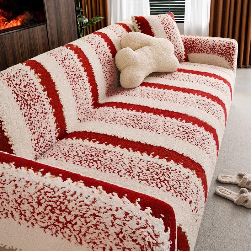 Picture of Autumn and Winter Plush Sofa Cover All-Inclusive Universal Cover 2025 New Four-Season Universal Anti-Cat Scratch Elastic Protective Cover