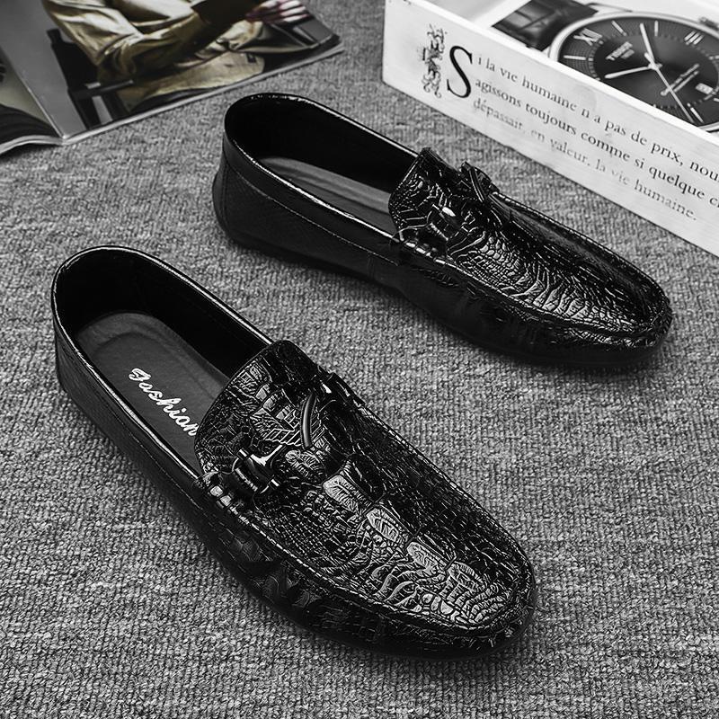 Korean-style Shoes Men's All-match Breathable Casual Men's Fashionable Small Leather Shoes British-style Slip-on Loafers