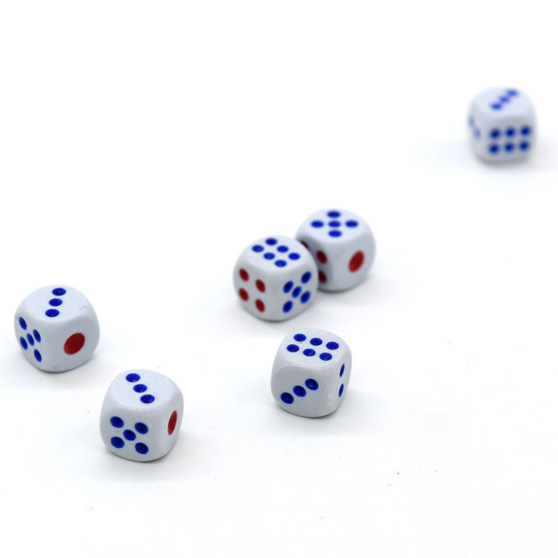 Picture of 12mm sieve dice dice No. 12 rounded dice digital plastic Dice Bar KTV dice price