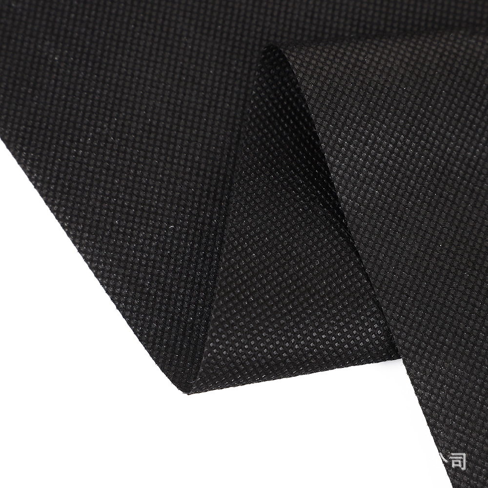 Picture of Black Pp Non-Woven Fabric Sofa Base Cloth Shopping Bag Car Clothing Composite 120g 150g Non-Woven Fabric Roll Material