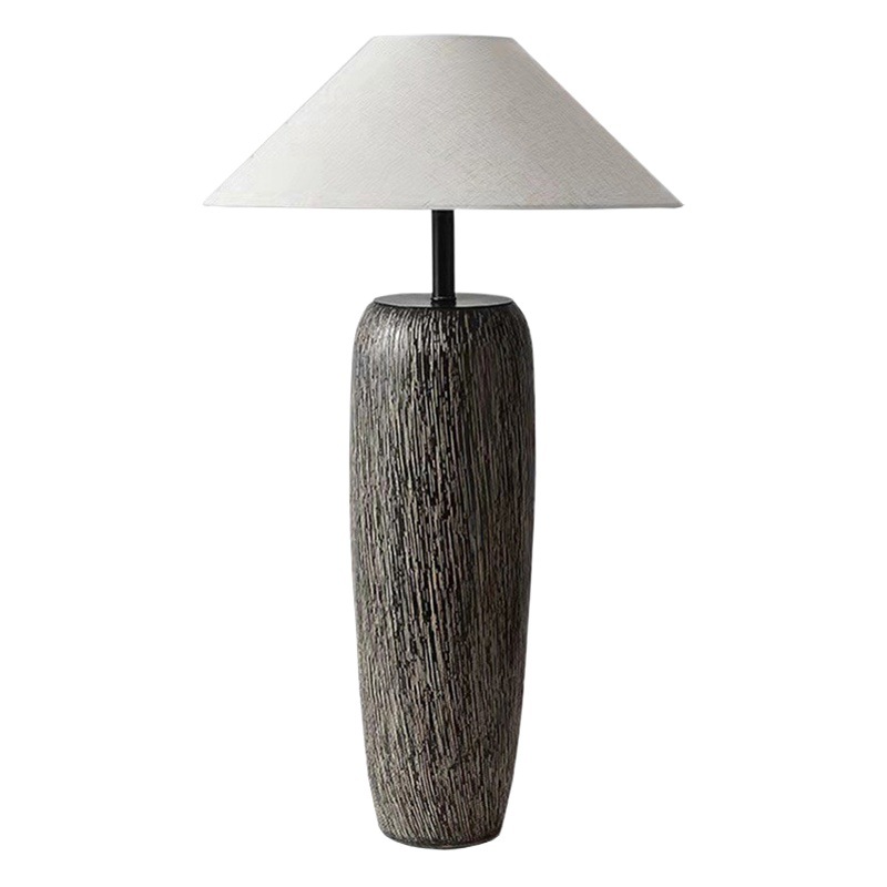 Japanese-style clay pot floor lamp living room Hotel Villa homestay table lamp simple engineering lamp bedroom decoration