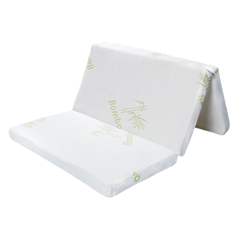 Class a Bamboo Fiber Dense Sponge Foam Memory Tatami Baby Folding Mattress, Storage-Friendly, Soft and Breathable