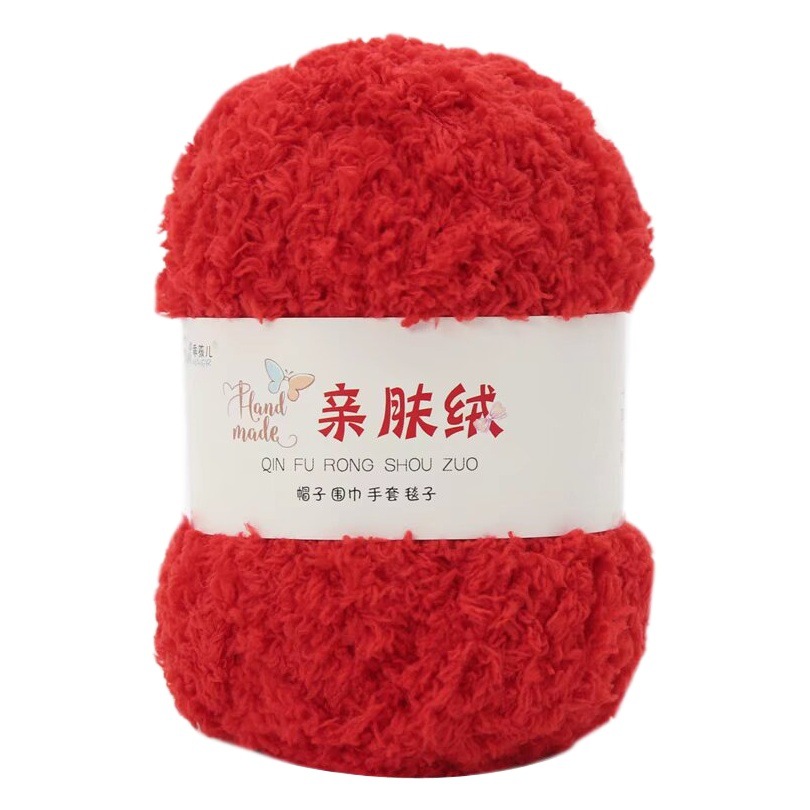 Wholesale coral fleece fleece fleece baby thread hand woven soft scarf thread towel thread