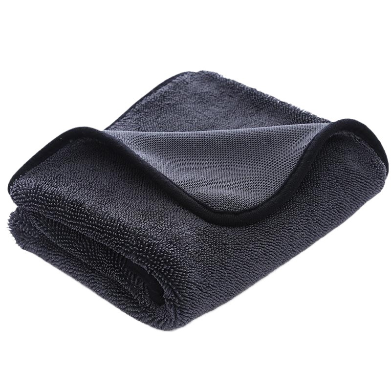 Green Enjoy Twisted Towel for Car Washing, No Water Marks, Absorbent, Thickened, Water Collection, Absorbent Cloth for Wiping Cars
