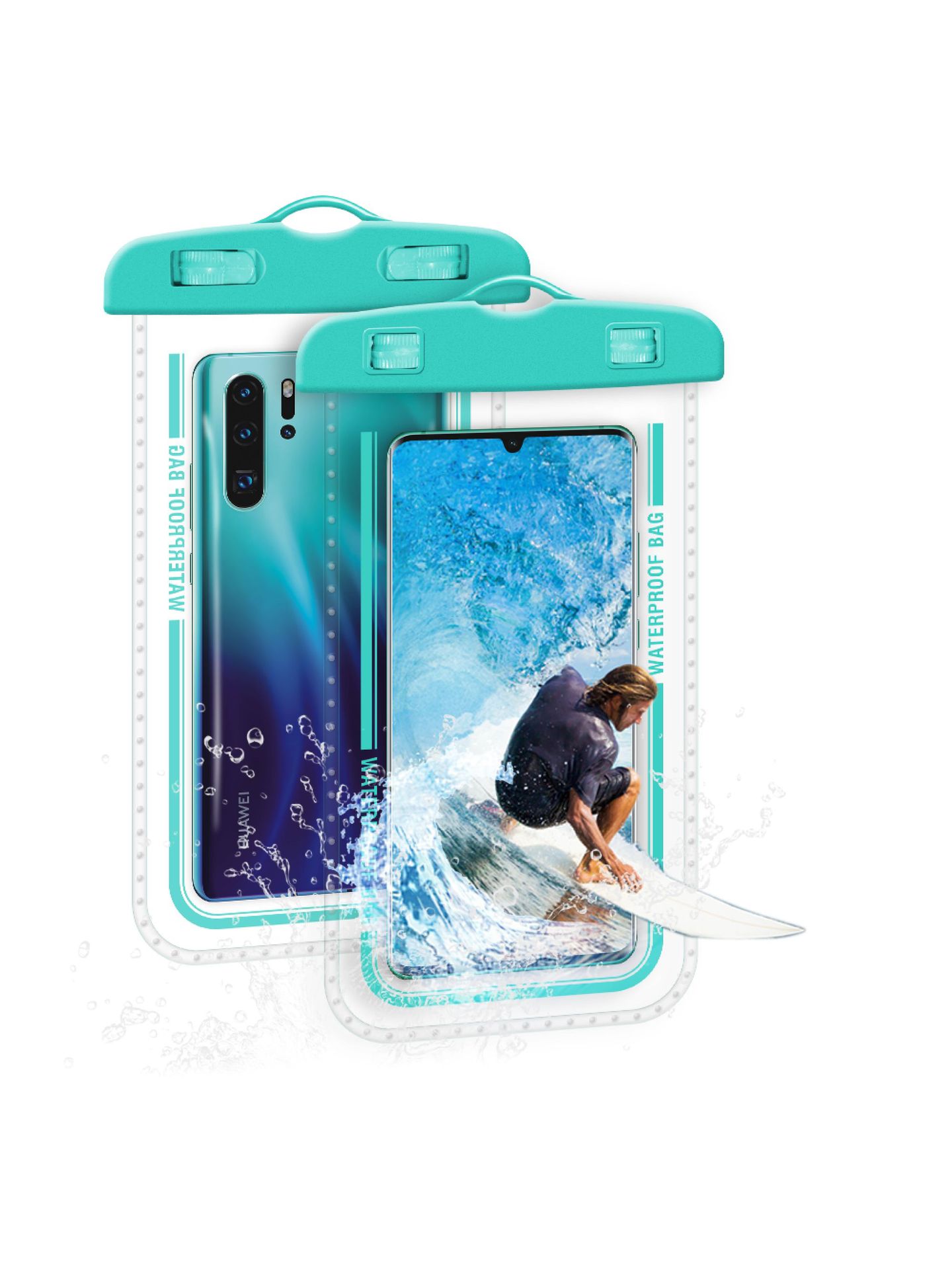 Picture of 99% Universal Mobile Phone Waterproof Case Protective Cover New Diving Large Transparent Swimming Mobile Phone Waterproof Bag Wholesale