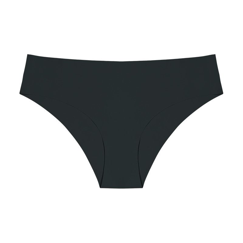 Picture of European and American Cross-border Pregnant Women's plus size Traceless Women's Underwear Class A Ice Silk Breathable Sports Low Waist Naked Briefs for Women