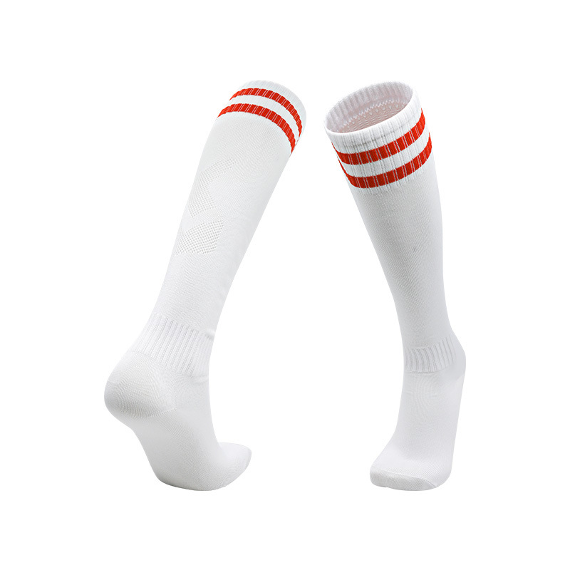 Picture of Autumn and Winter Two-Bar Soccer Socks, Breathable and Sweat-Absorbent, Long Striped Sports Socks, Thin High-Tube Professional Training Socks Wholesale