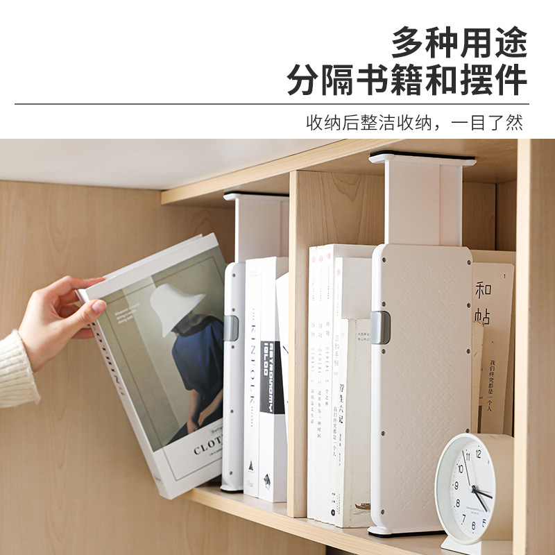 Picture of Drawer Storage Partition Telescopic Free Combination Partition Bookshelf Wardrobe Kitchen Baffle Collating Telescopic Partition