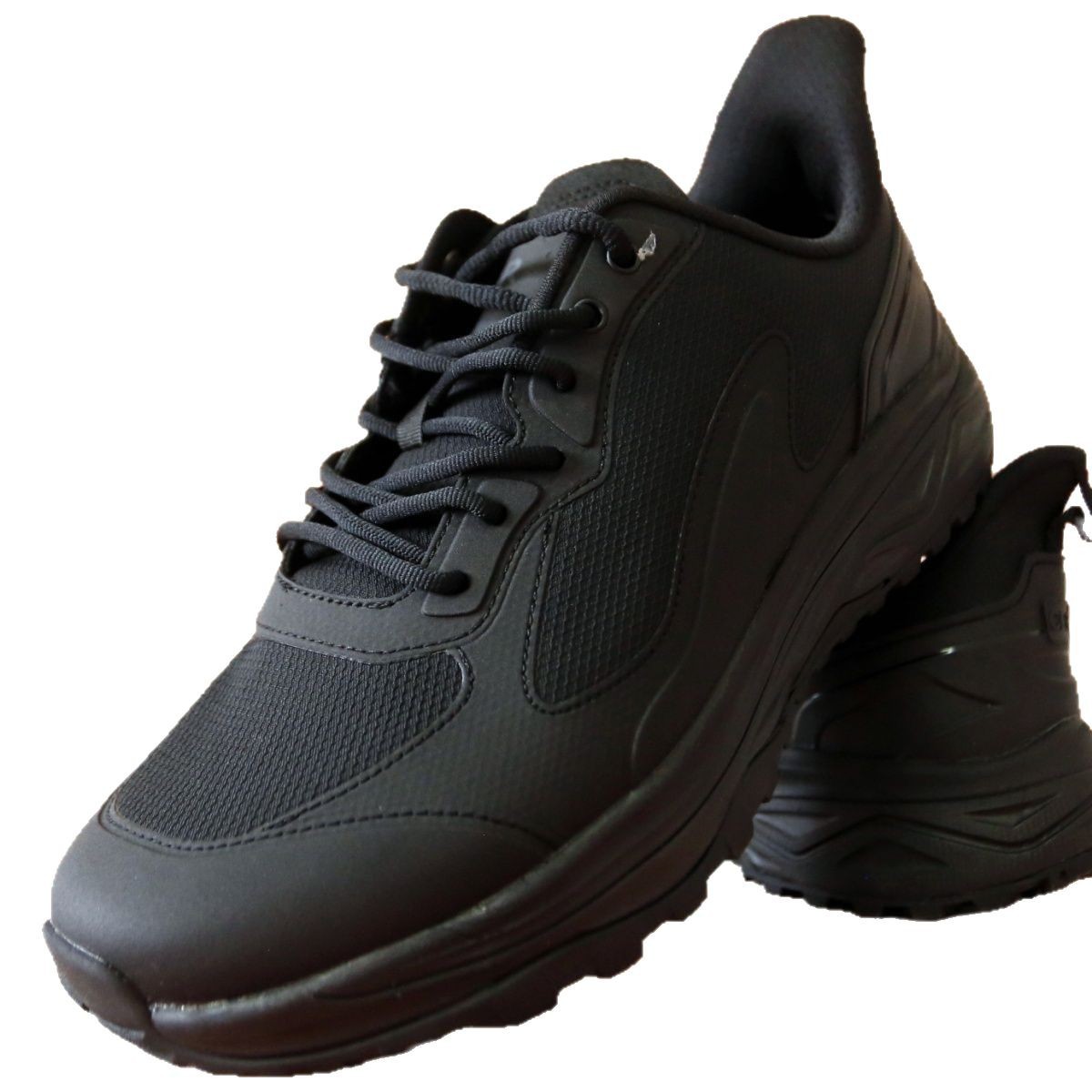 Picture of New Fire Training Shoes Military Training Work Clothing Duty Training Shoes Work Urban Management Shoes Men's Black Breathable