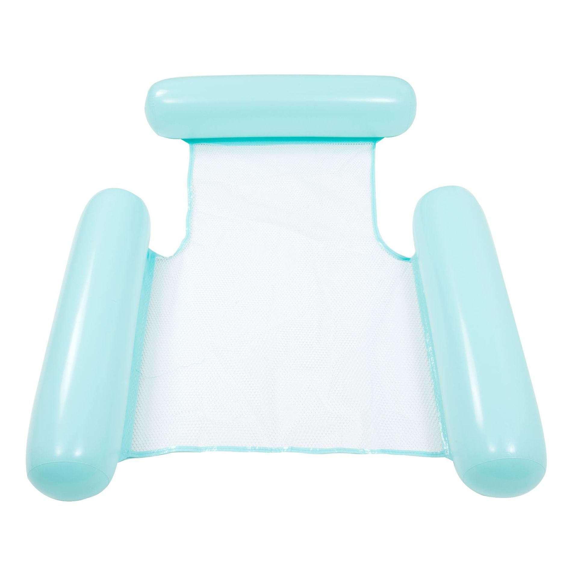 Picture of Cross-Border Spot Three-Tube Inflatable Water Bed New Product Stripesd Inflatable Floating Row Large and Small Hammock Water Supplies Lounge Chair