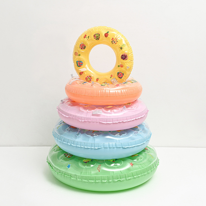 Picture of Factory wholesale children's swimming ring crystal inflatable lifebuoy thickened single-layer double airbag underarm adult swimming ring