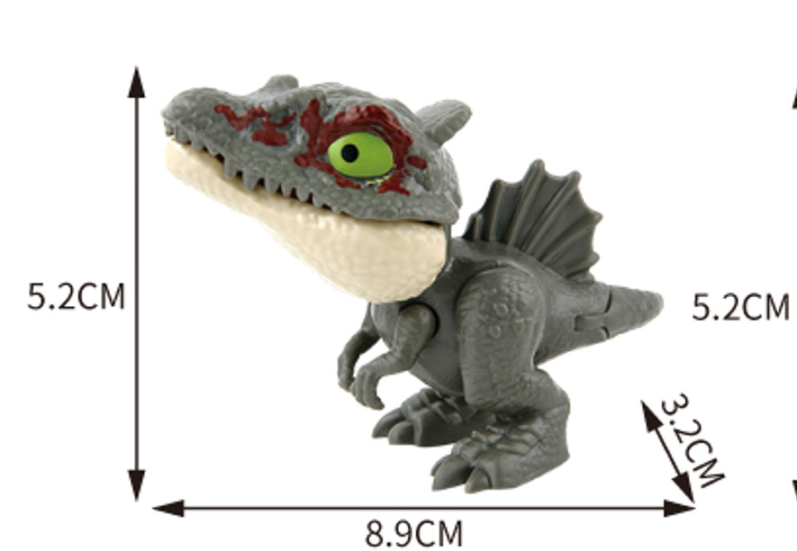 Picture of Cross-border New Explosions Children's Educational Finger-biting Dinosaur Toys suit Finger-biting Dinosaur Small Animal Blind Bag Blind Box