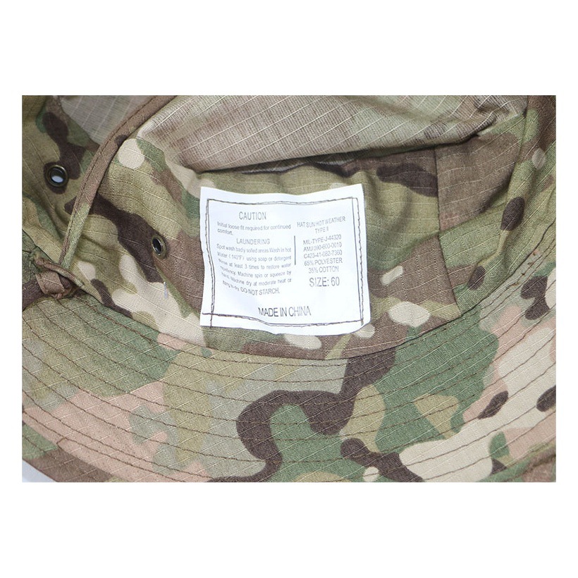 Amazon Camouflage Second Generation Tactical Penny Hat Sunshade Sun Protection Round Riding Summer Military Training Outdoor Fisherman Hat