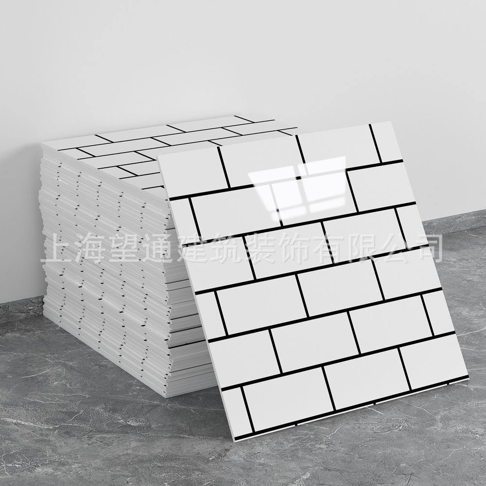 Picture of Cross-border factory 30X30cm for imitation tile stickers wall stickers self-adhesive wall decoration kitchen waterproof wallpaper
