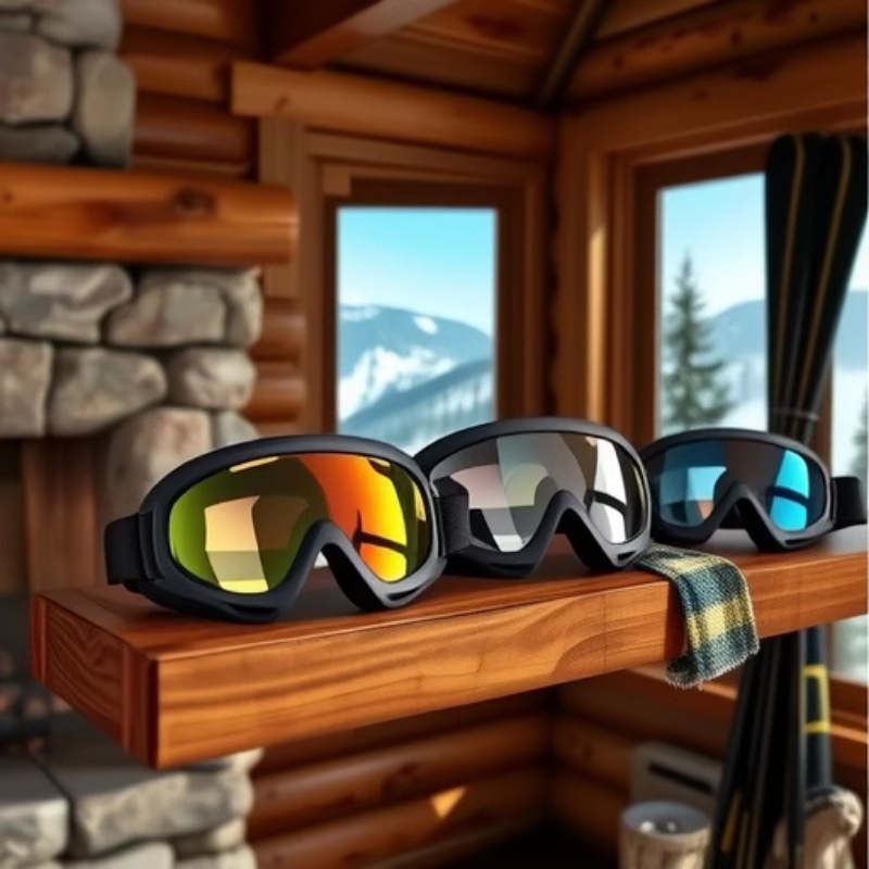 Outdoor Cycling Ski Goggles Sports Goggles Motorcycle Windproof Goggles Impact Resistant Tactical Protective Goggles