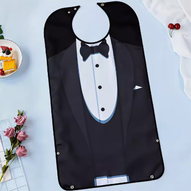 Picture of Cross-border Adult bib bib multiple printed waterproof stain-resistant leak-proof dining bib middle-aged and elderly bib