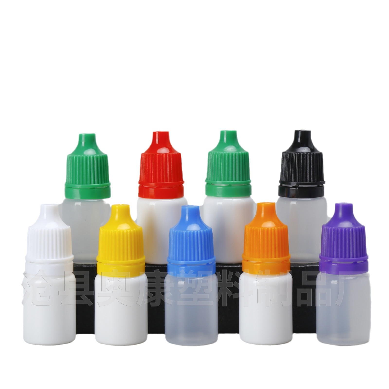 Picture of Eye Drops Bottle 5ml Squeeze Tip Anti-Theft Cap Small Dropper Bottle Liquid Plastic Packaging 5ml Eye Drops Bottle