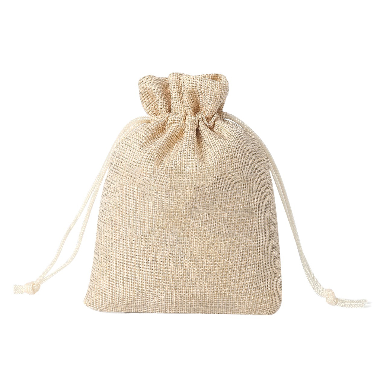 Factory spot high quality gold silk linen bag bag wholesale play string dustproof dustproof storage linen bag