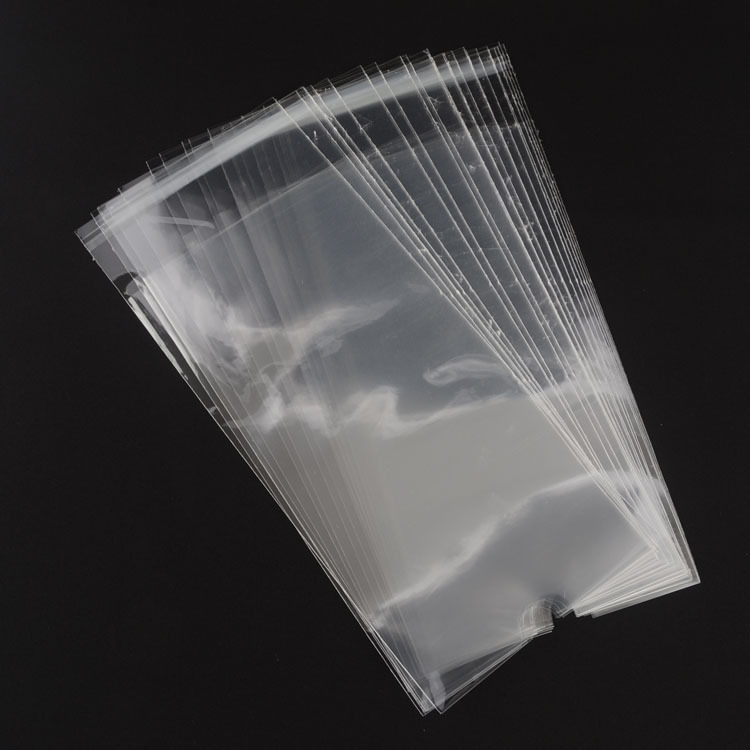 0 transparent packaging bag socks packaging opp high permeability material with adhesive rectangle a batch of self-sealing bag