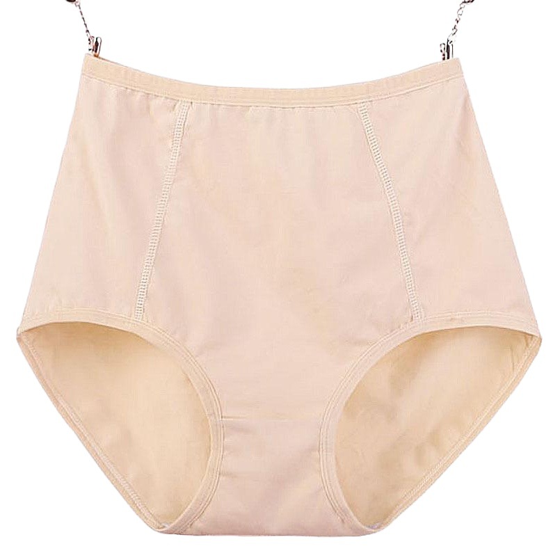 Middle-Aged and Elderly Women's Underwear Pure Cotton High-Waisted New Large Size Girls' Underwear Fat mm Middle-Aged Large Briefs