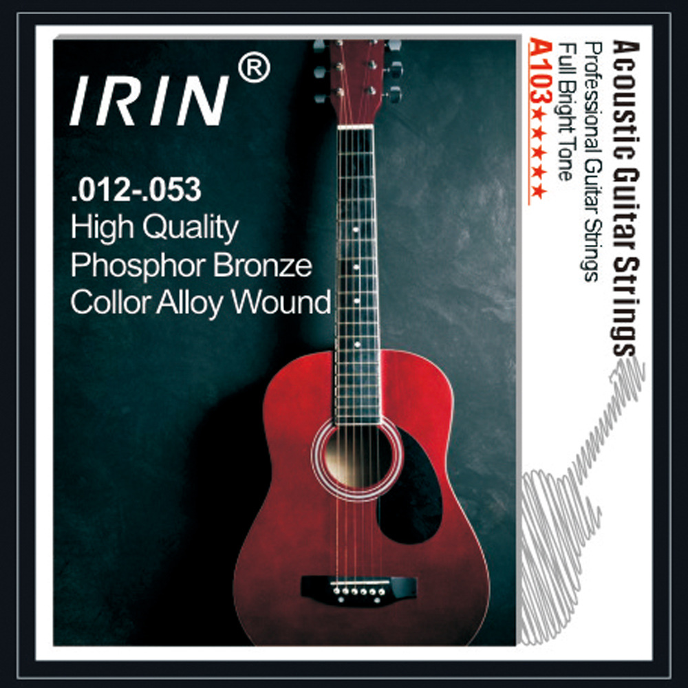 A generation of folk guitar special strings A103 stainless steel wire light stringed instrument accessories wholesale