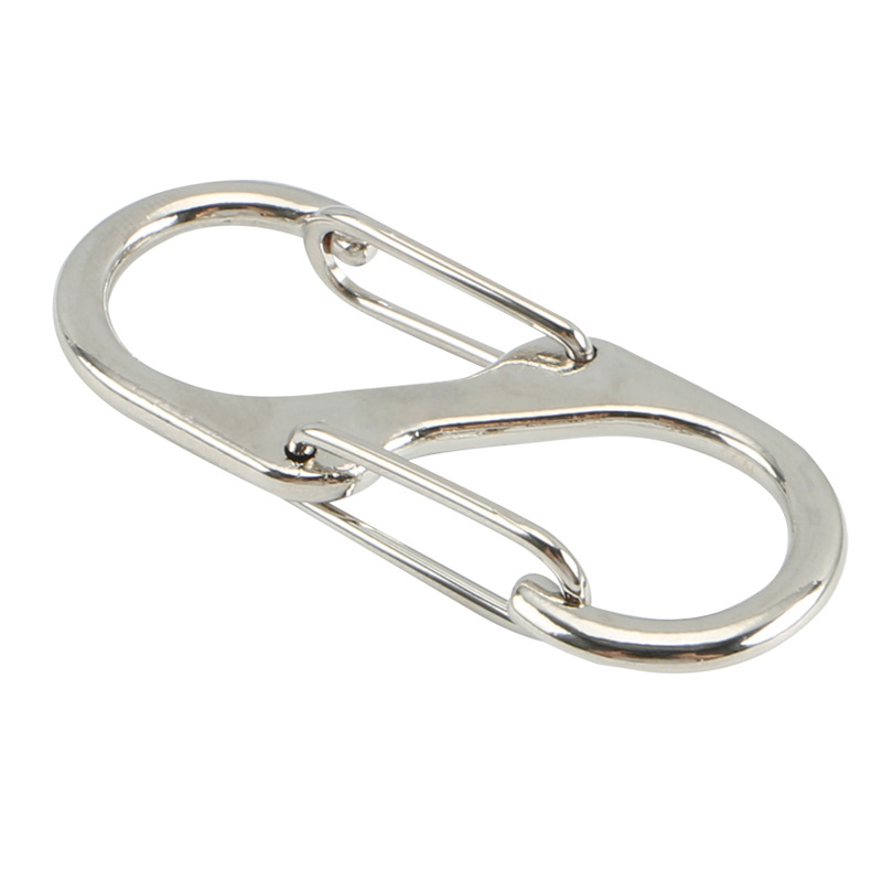 Picture of Factory in stock S-shaped mountaineering buckle special-shaped double hanging 8-character outdoor camping multifunctional outdoor backpack fast hook