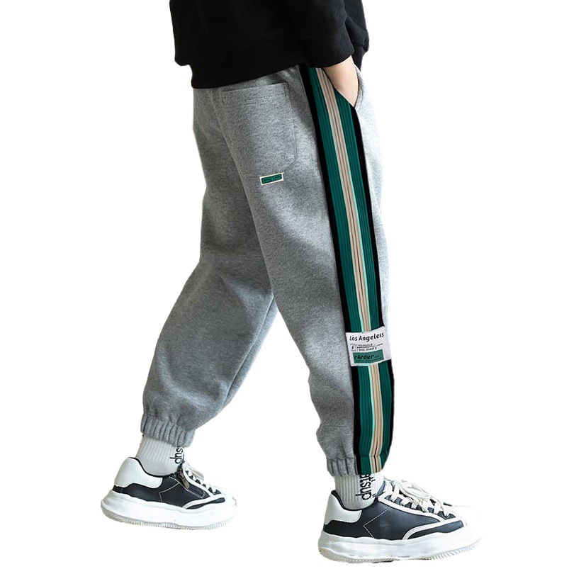 Boys' Pants Spring and Autumn Wear Children's Wear Sports Pants Children's Trousers 2025 Western-style Middle and Big Children Students Thin Sweatpants Trend