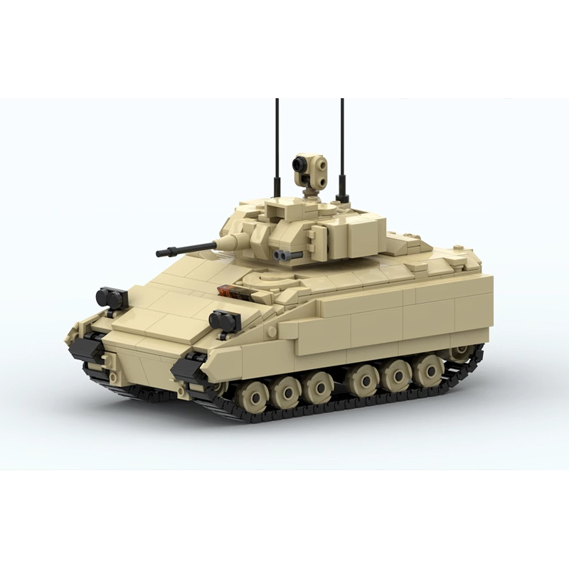 Picture of Compatible with Lego MOC-154626 Bradley M2 armored chariot model assembling building blocks toy suit boy