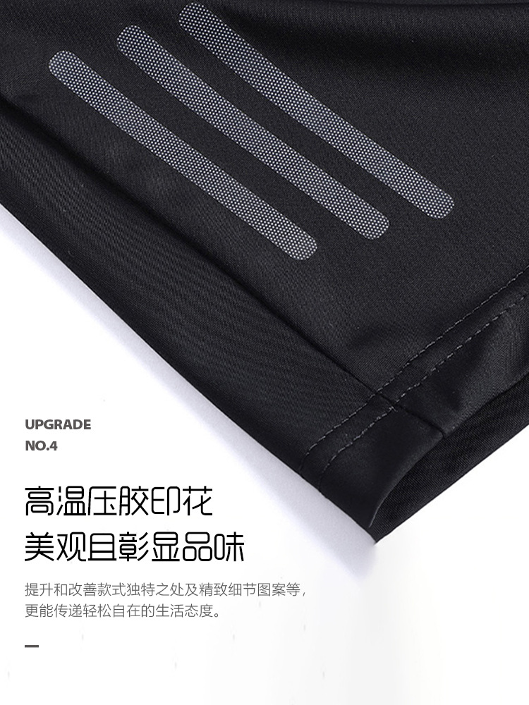 Picture of Shorts Men's Summer Sports Beach Pants Loose Casual Basketball Pants Breathable Ice Sense Quick-drying Five-point Ice Silk Pants
