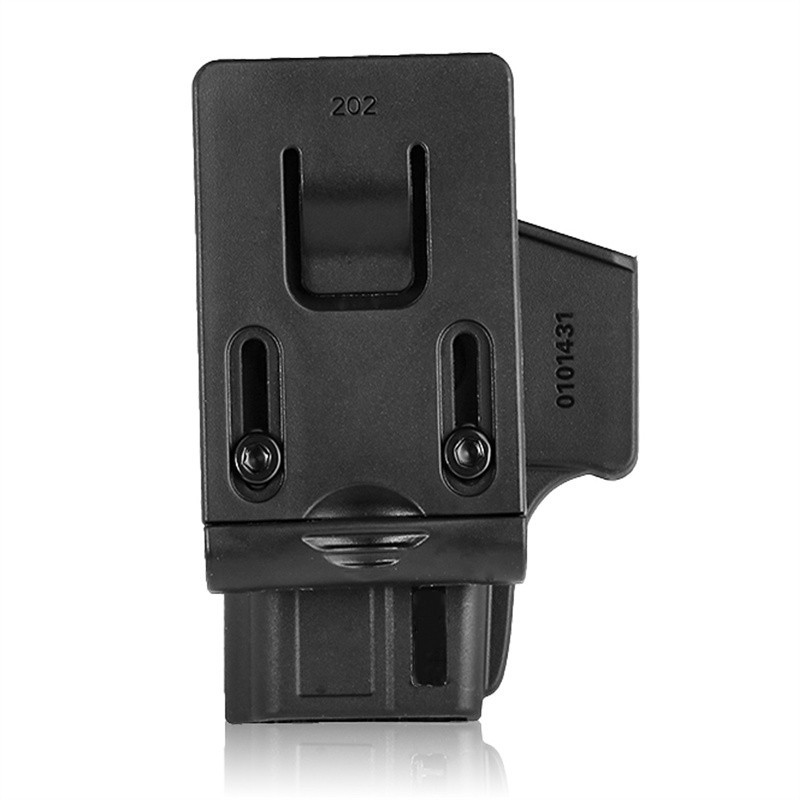 Picture of Plastic steel waist down chest hanging leggings G43 holster tactical quick pull sleeve high G43X index finger unlock anti-snatching holster