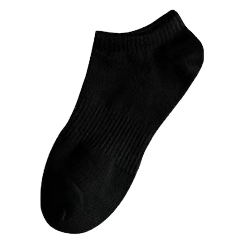 Socks Men's Boat Socks Sweat Absorbing Breathable Mesh Invisible Socks Non-slip Solid Color Thin Casual Men's Shallow Mouth Boat Socks