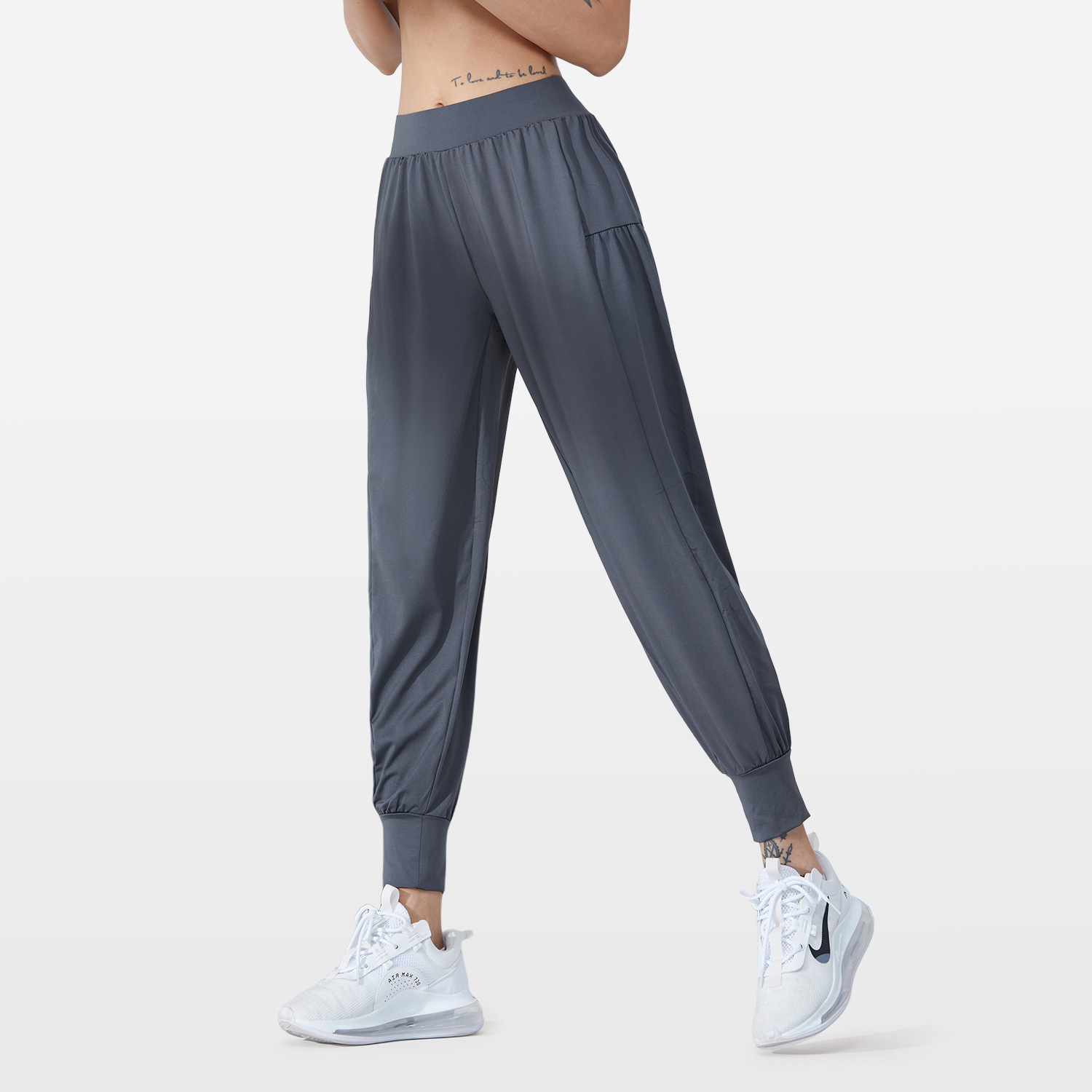 Picture of New Women's Loose Casual Leg Trousers Fitness Running Sports Pants Yoga Pants Breathable Outer Wear