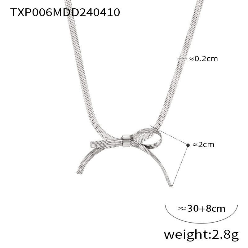 Picture of European and American Cross-border Hot Selling BowEarring Bow Jewelry Niche Metal Ins Style Design Jewelry Set for Women